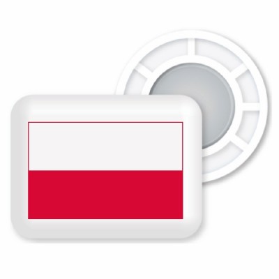 Magnesy BibBits - flaga Polski