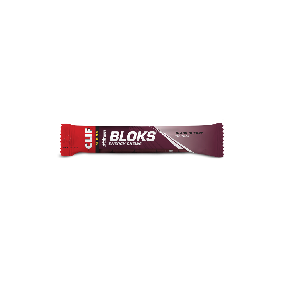 Clif Bloks Energy Black Cherry Berry galaretki energetyczne o smaku wiśniowym z kofeiną 60 g